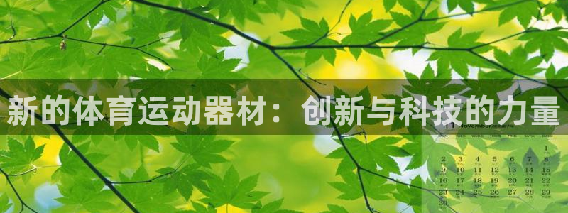 凯捷体育官方客服电话：新的体育运动器材：创新与科技的